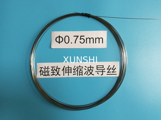 Magnetostrictivewaveguide wire used for magnetostrictive sensor